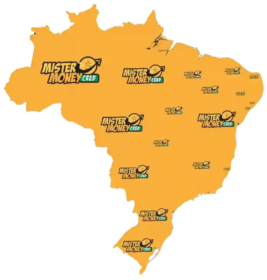 mapa do brasil amarelo